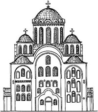 Десятинная церковь (рисунок)