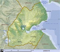 Джибути (географическая карта)