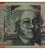 Доллар австралийский (20). 144 x 65 мм. 1994 г
