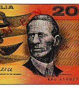 Доллар австралийский (20). 160 x 80 мм
