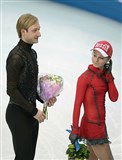 Евгений Плющенко и Юлия Липницкая на Зимней Олимпиаде в Сочи (2014)