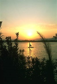 Египет (закат на Ниле)