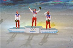 Зимние Олимпийские игры в Сочи (награждение российских лыжников)