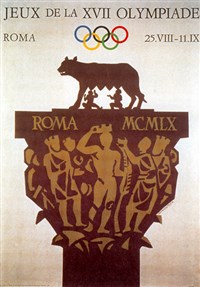 Игры XVII олимпиады (плакат) [спорт]