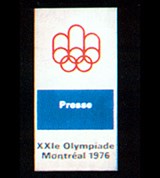 Игры XXI олимпиады (значок прессы) [спорт]