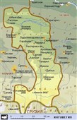 Ингушетия (географическая карта)