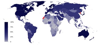Интернет (мировая карта)