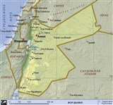 Иордания (географическая карта)