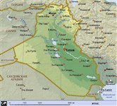 Ирак (географическая карта)