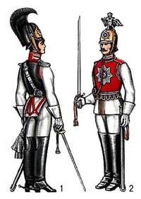 КАВАЛЕРГАРДЫ (обер-офицер и рядовой)