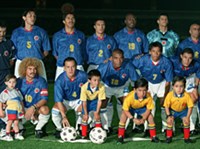 КОЛУМБИЯ (сборная, в синих футболках, 1998) [спорт]