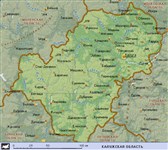 Калужская область (географическая карта) (2)