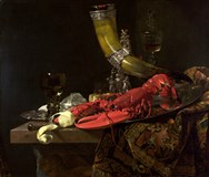 Калф Виллем (Натюрморт с омаром, рогом для вина и бокалами)