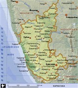 Карнатака (географическая карта)