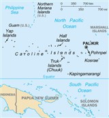 Каролинские острова (карта)