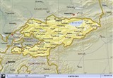 Киргизия (географическая карта)