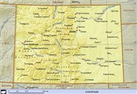 Колорадо (географическая карта)