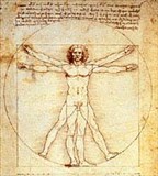 Леонардо ДА Винчи (Анатомический чертеж)