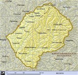 Лесото (географическая карта)