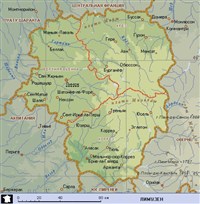 Лимузен (географическая карта)