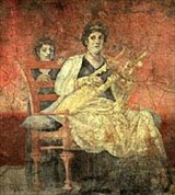 Лира (фреска из Помпей)