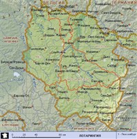 Лотарингия (географическая карта)