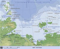 МОРЕ ЛАПТЕВЫХ (карта)