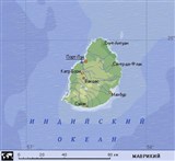 Маврикий (географическая карта)