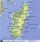 Мадагаскар (географическая карта)