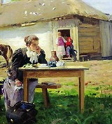 Маковский Владимир Егорович (Приезд учительницы в деревню)