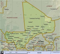 Мали (географическая карта)