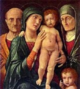 Мантенья Андреа (Святое семейство со святой Елизаветой и мальчиком Иоанном)