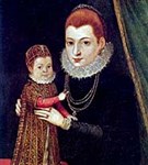 Мария II Стюарт (с сыном Яковом)