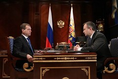 Медведев Дмитрий и Олег Чиркунов (2010)