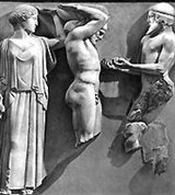 Метопа храма Зевса в Олимпии