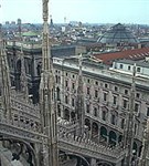 Милан (вид с крыши Миланского собора)