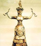 Минойская культура (Богиня со змеями)