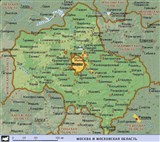 Московская область (географическая карта)