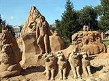 Московский зоопарк (песчаная скульптура)