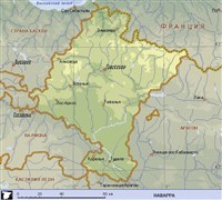 Наварра (географическая карта)