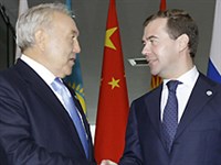 Назарбаев Нурсултан Абишевич (Н.А. Назарбаев и Д.А. Медведев)