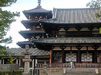 Нара (павильоны монастыря Хорюдзи)