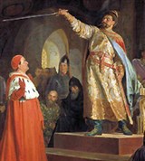 Неврев Николай Васильевич (Роман Галицкий принимает послов папы Иннокентия III)