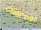 Непал (географическая карта)