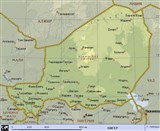 Нигер (географическая карта)