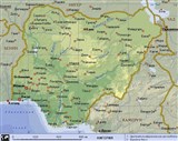 Нигерия (географическая карта)