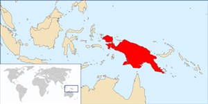 Новая Гвинея остров (карта)