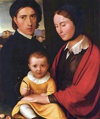 ОВЕРБЕК Фридрих (Художник с женой и сыном)