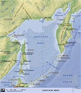 Охотское море (карта)