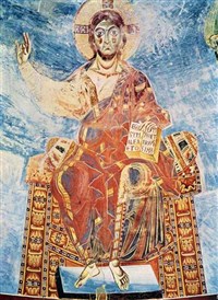 ПАНТОКРАТОР (фреска 12 века)